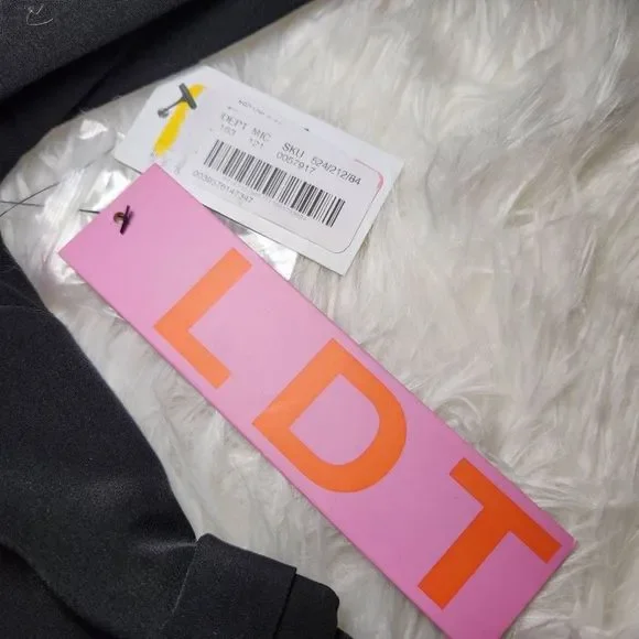 New LDT Adrienne Button Front Belted Midi Shirt Dress - Picture 8 of 10